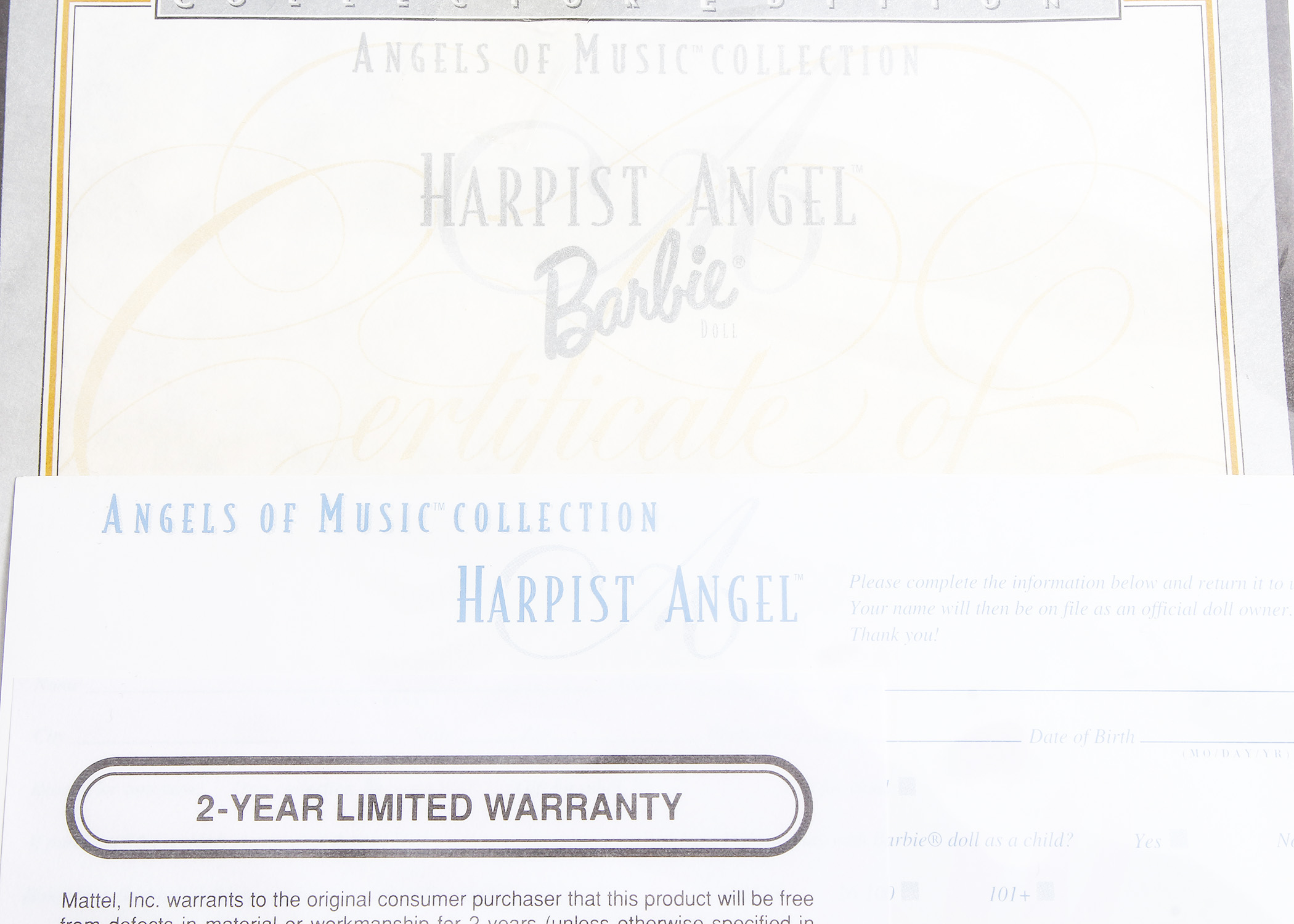 Harpist of Music Barbie