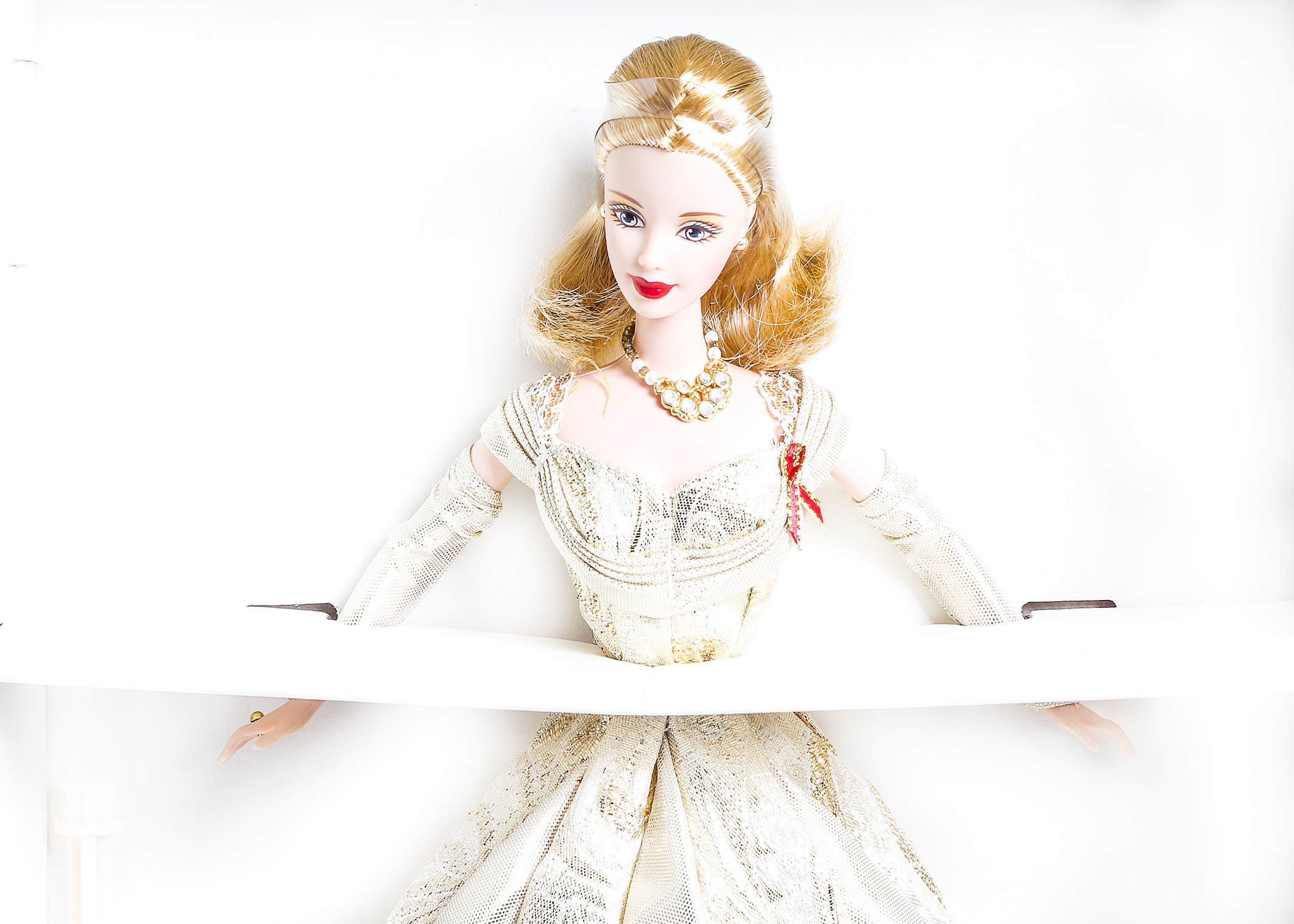 Pair of Limited Edition Golden Anniversary Barbie Dolls