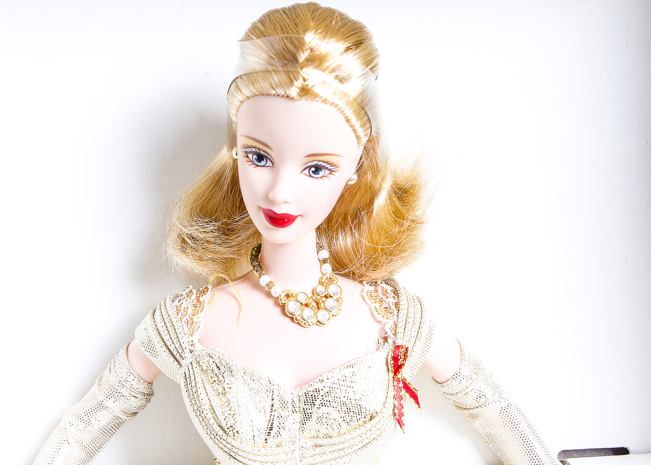 Pair of Limited Edition Golden Anniversary Barbie Dolls