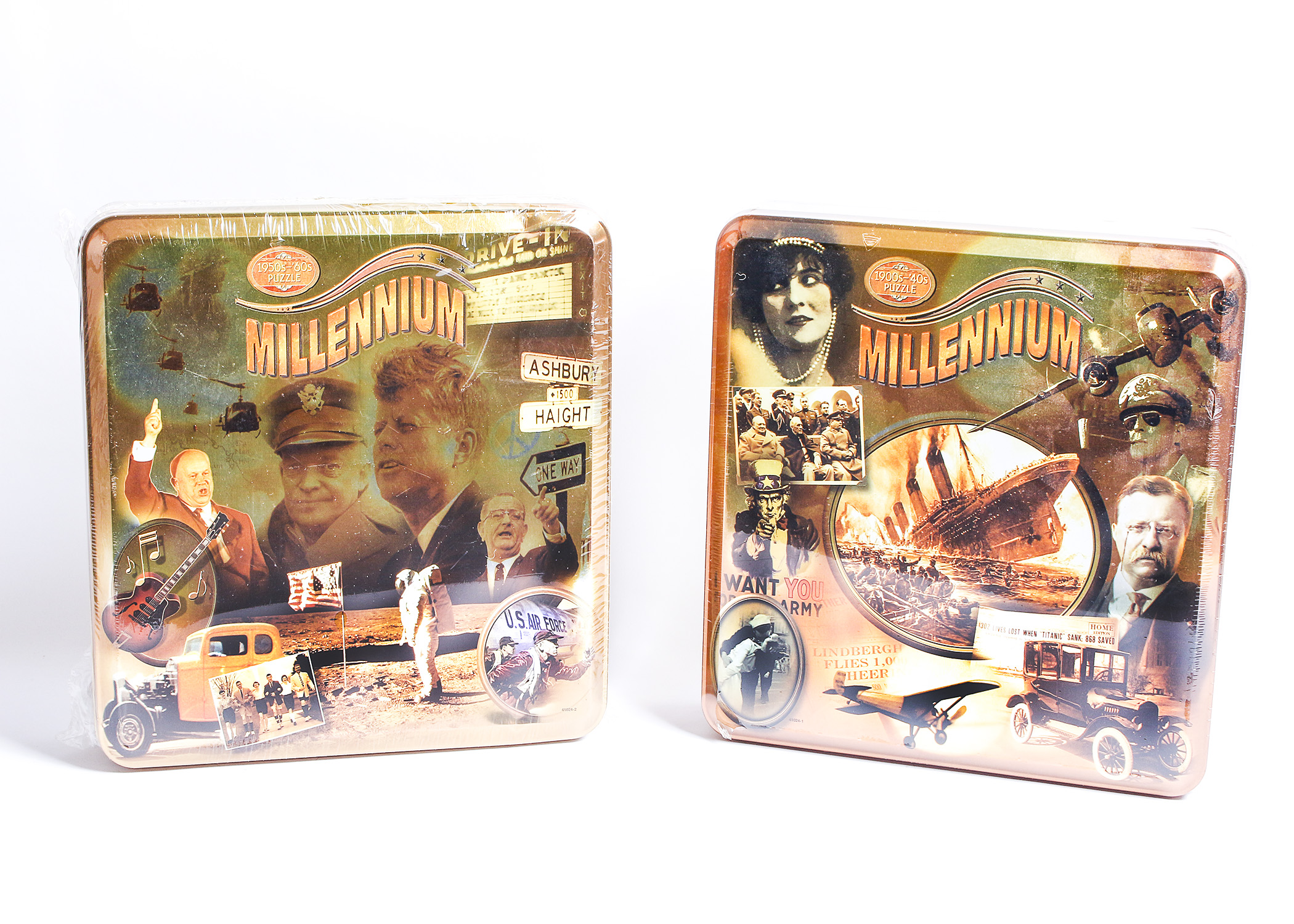 Set of Milton Bradley Millennium Puzzles