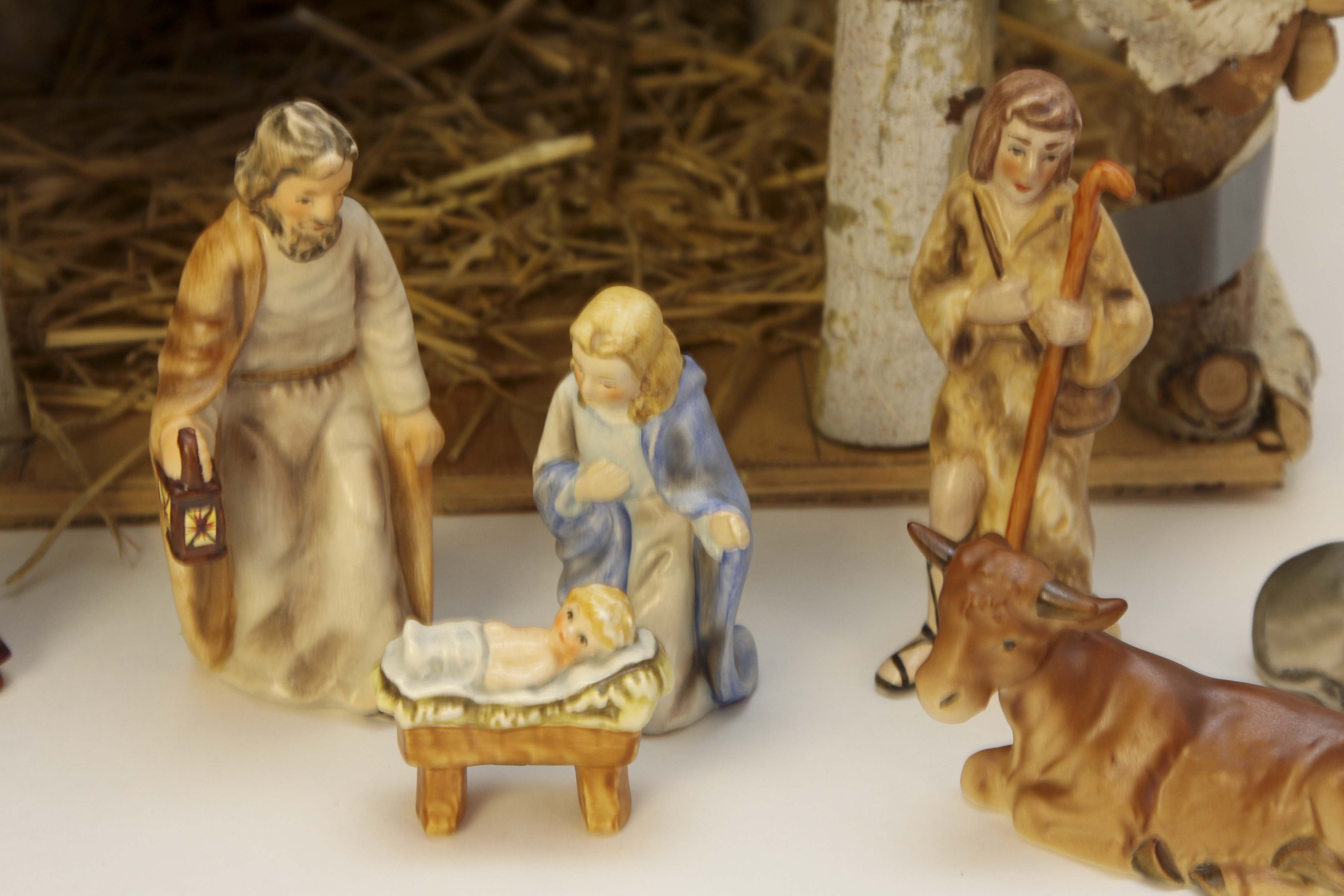 Goebel Porcelain Nativity Figurines and Creche