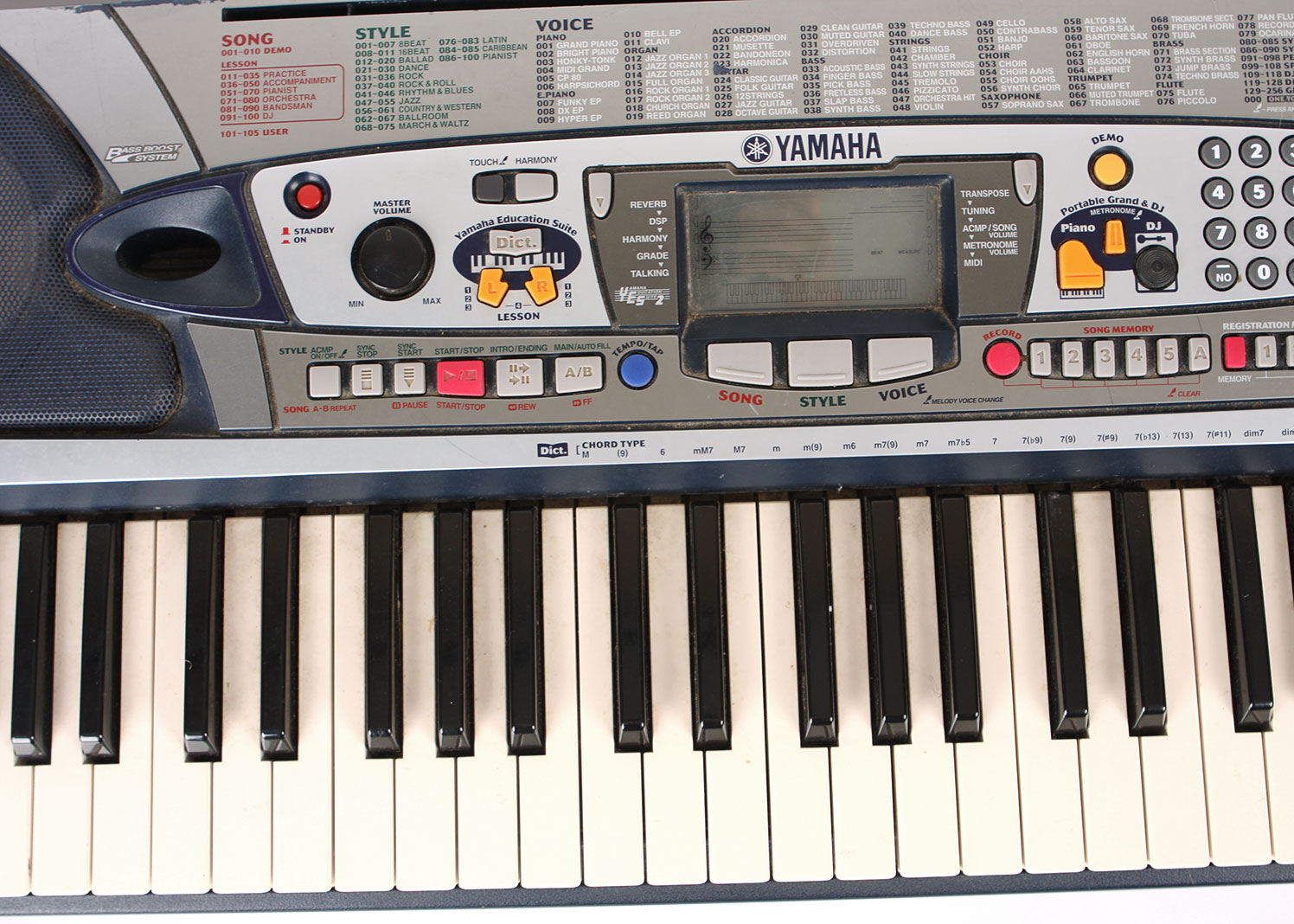 Yamaha Piano Keyboard and Stand