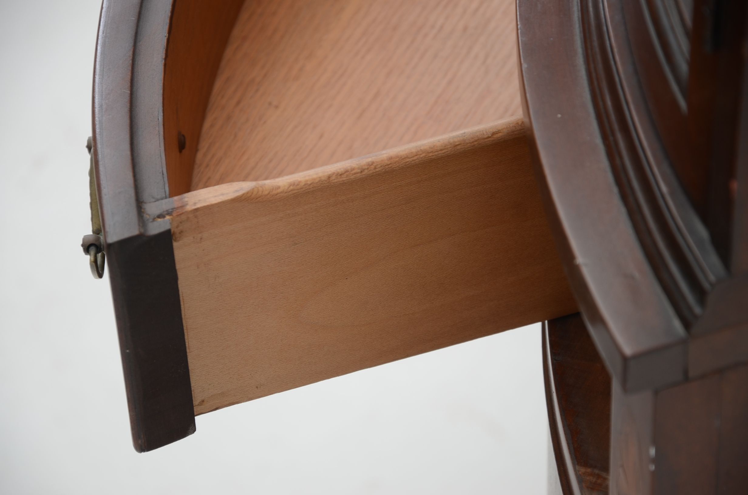 Hepplewhite Style Mahogany Corner Cabinet