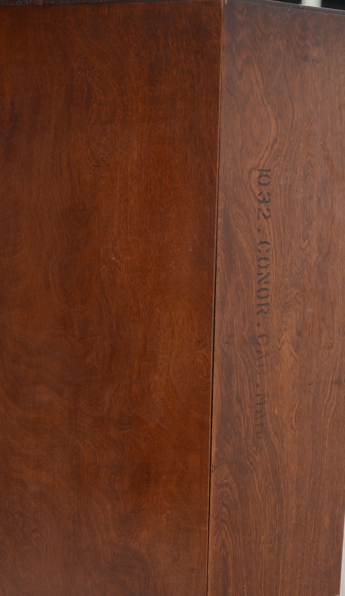 Hepplewhite Style Mahogany Corner Cabinet