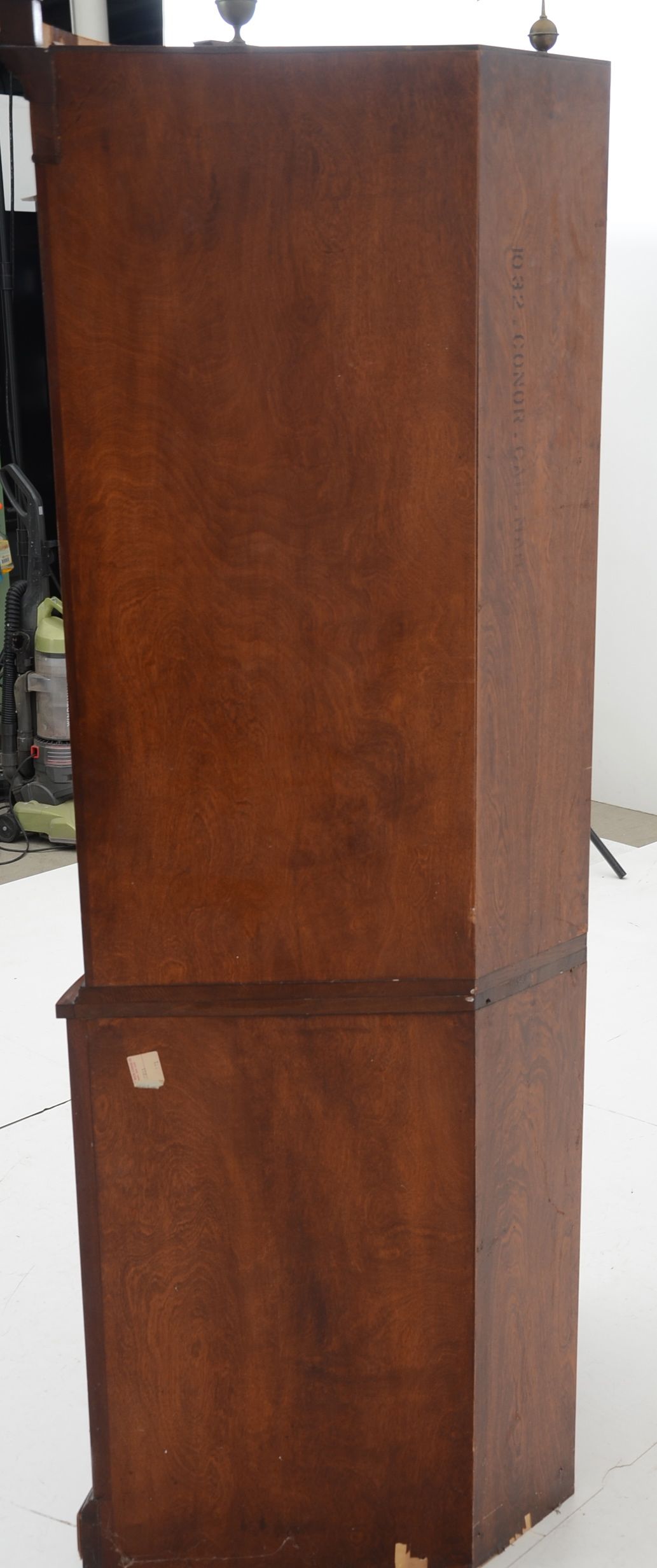 Hepplewhite Style Mahogany Corner Cabinet