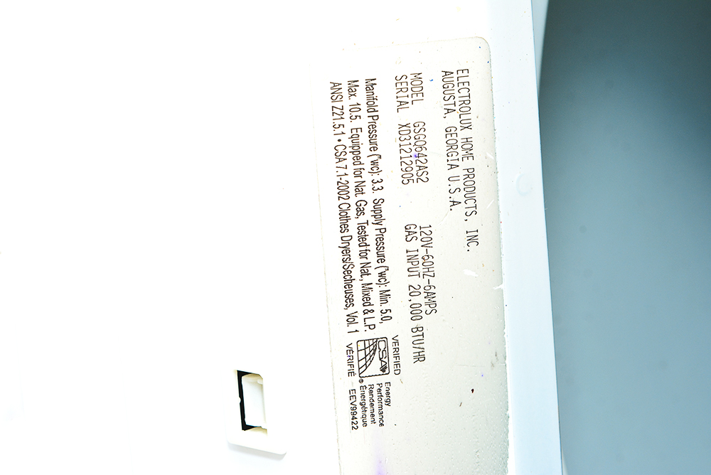 Stackable Frigidaire Washer and Dryer