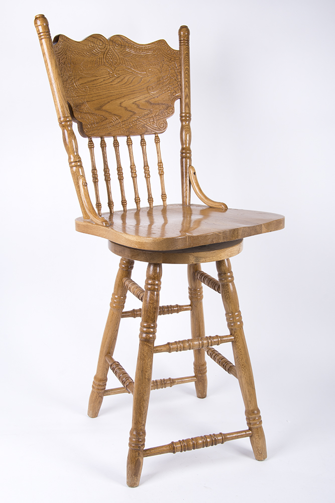 Oak Wood Bar Stools