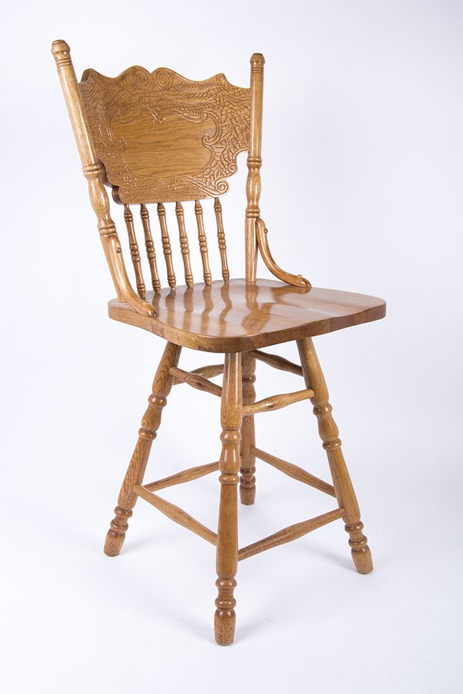 Oak Wood Bar Stools