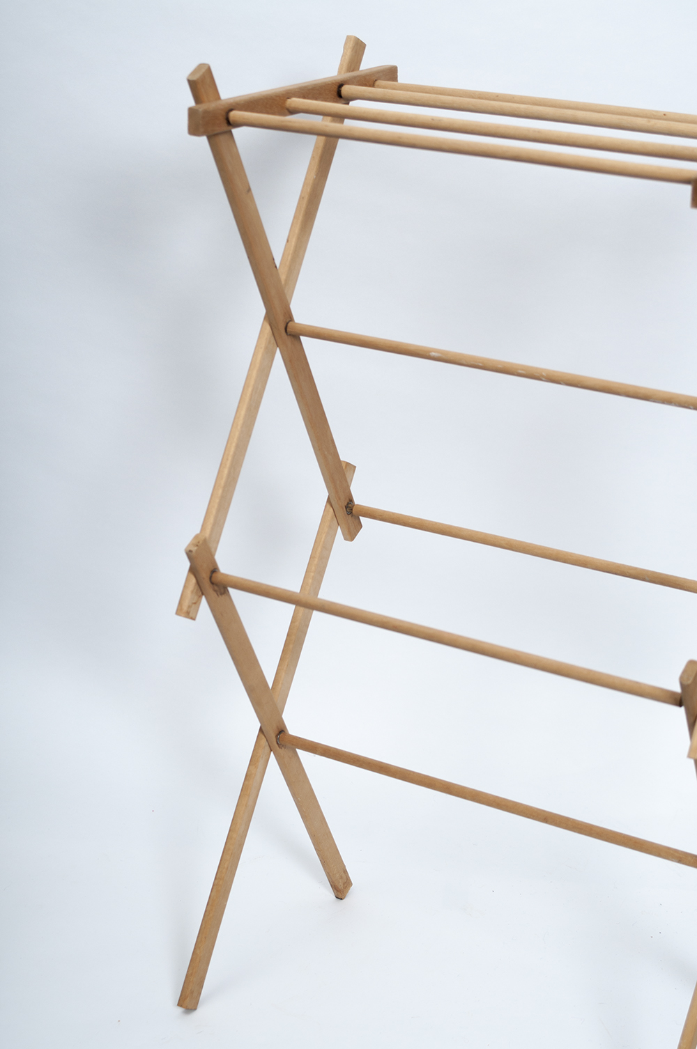 Vintage Collapsible Clothes Drying Rack