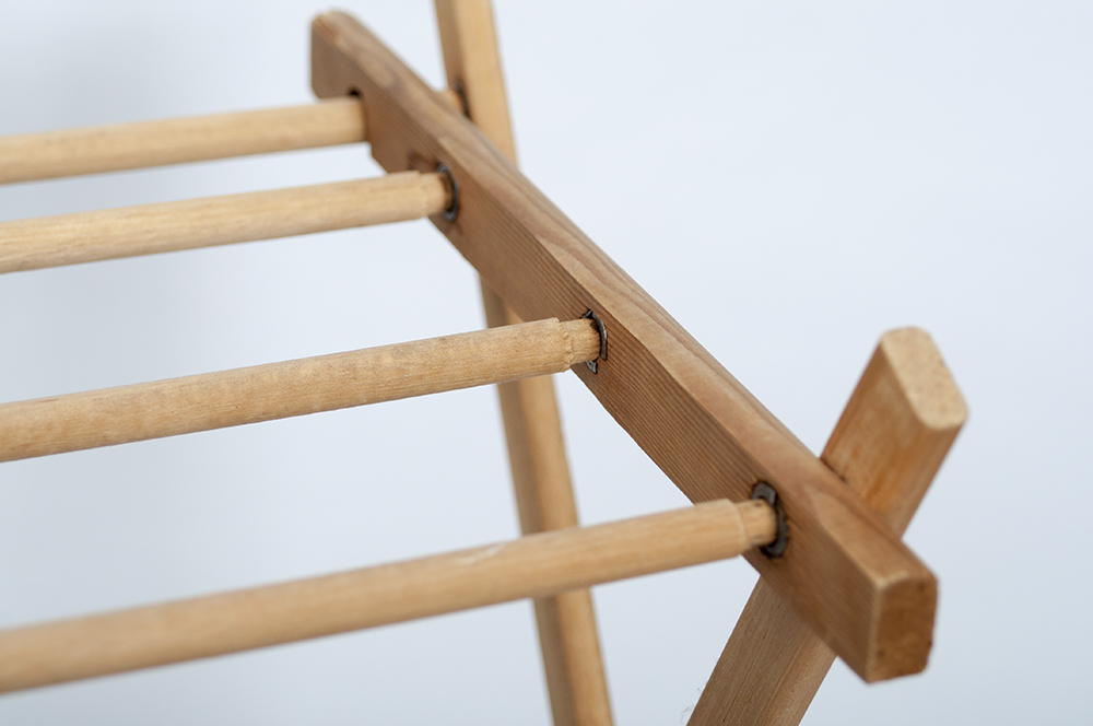 Vintage Collapsible Clothes Drying Rack