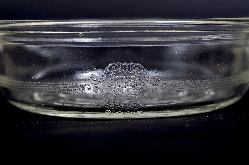 Vintage Queen Anne "Glassbake" Baking Dishes