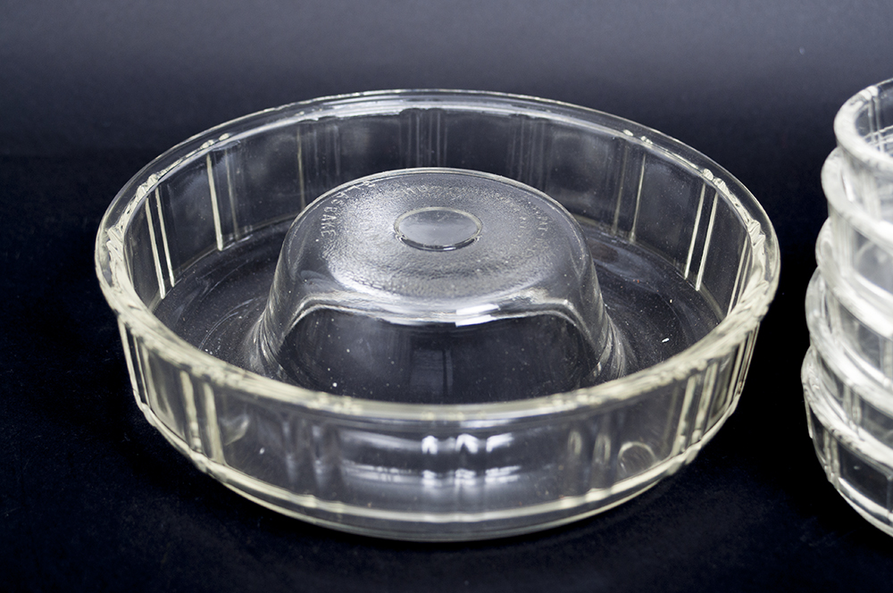 Vintage Queen Anne "Glassbake" Baking Dishes