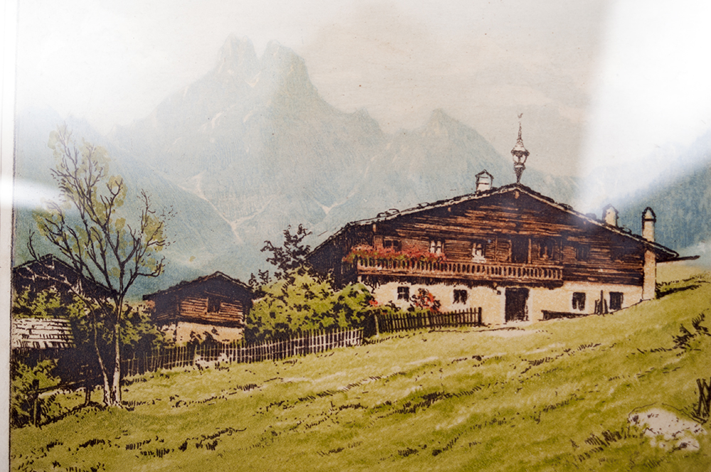 Hand-Colored Etching by Ludwig Burgel