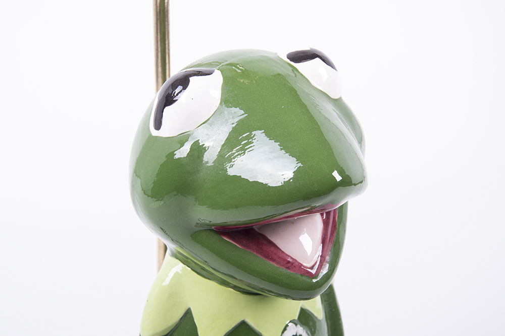 Ceramic Kermit the Frog Lamp