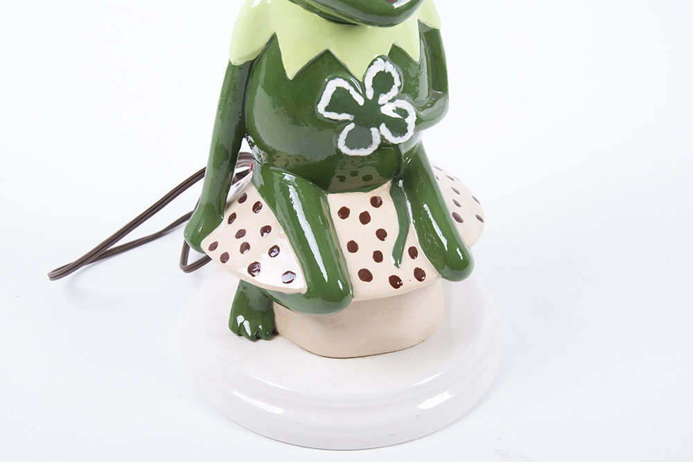 Ceramic Kermit the Frog Lamp