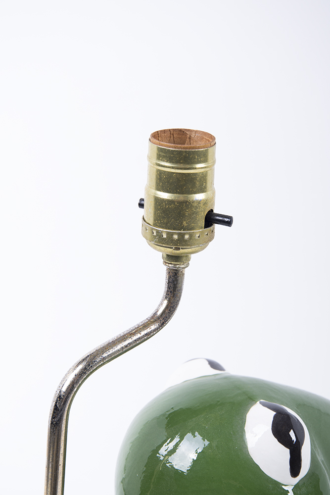Ceramic Kermit the Frog Lamp