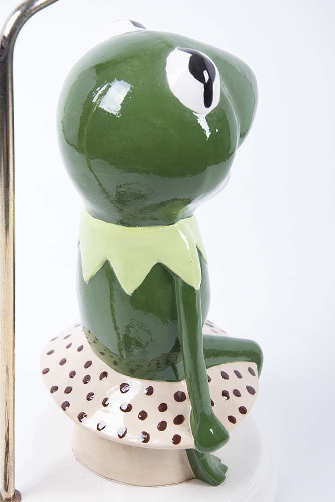 Ceramic Kermit the Frog Lamp