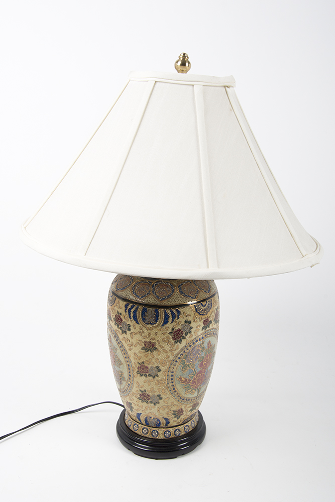 Gilded Ginger Jar Lamp