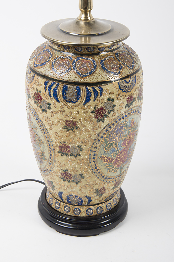 Gilded Ginger Jar Lamp