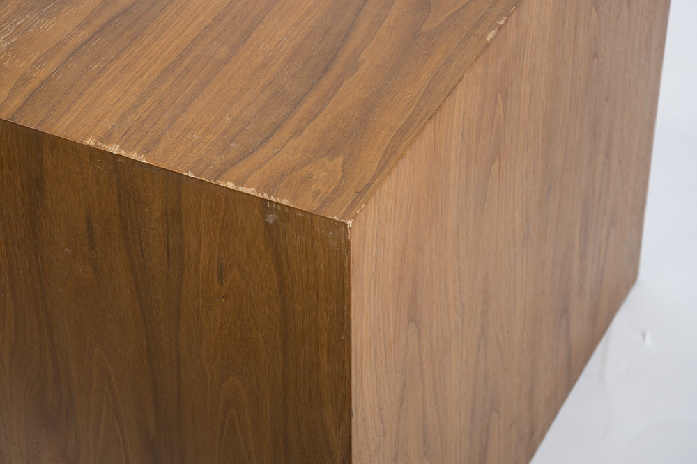 Oak Veneer Side Table
