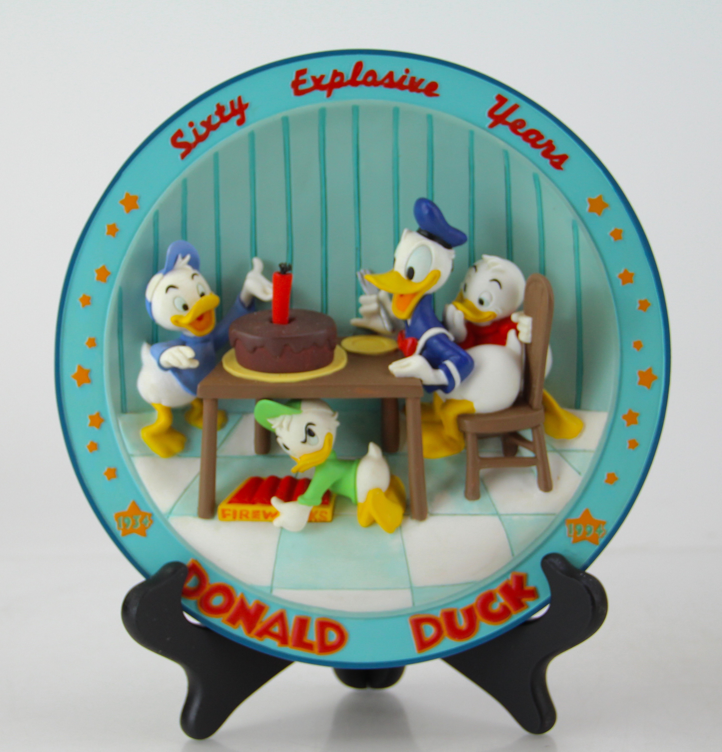 Disney Character Plates in Original Boxes