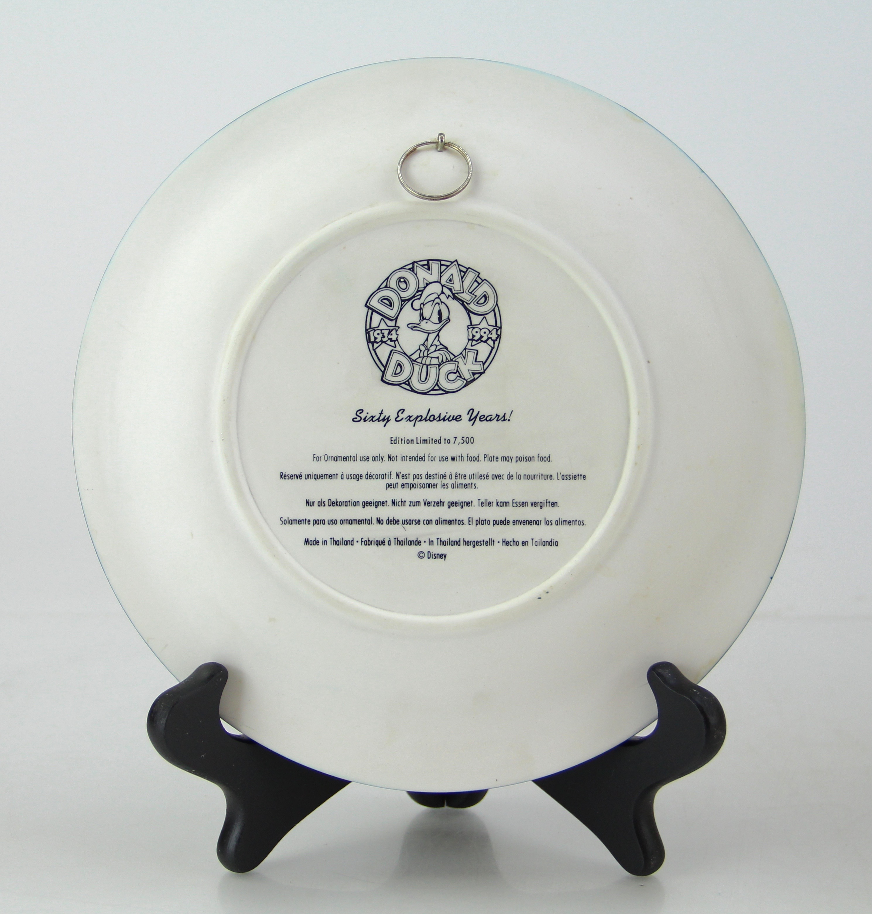 Disney Character Plates in Original Boxes