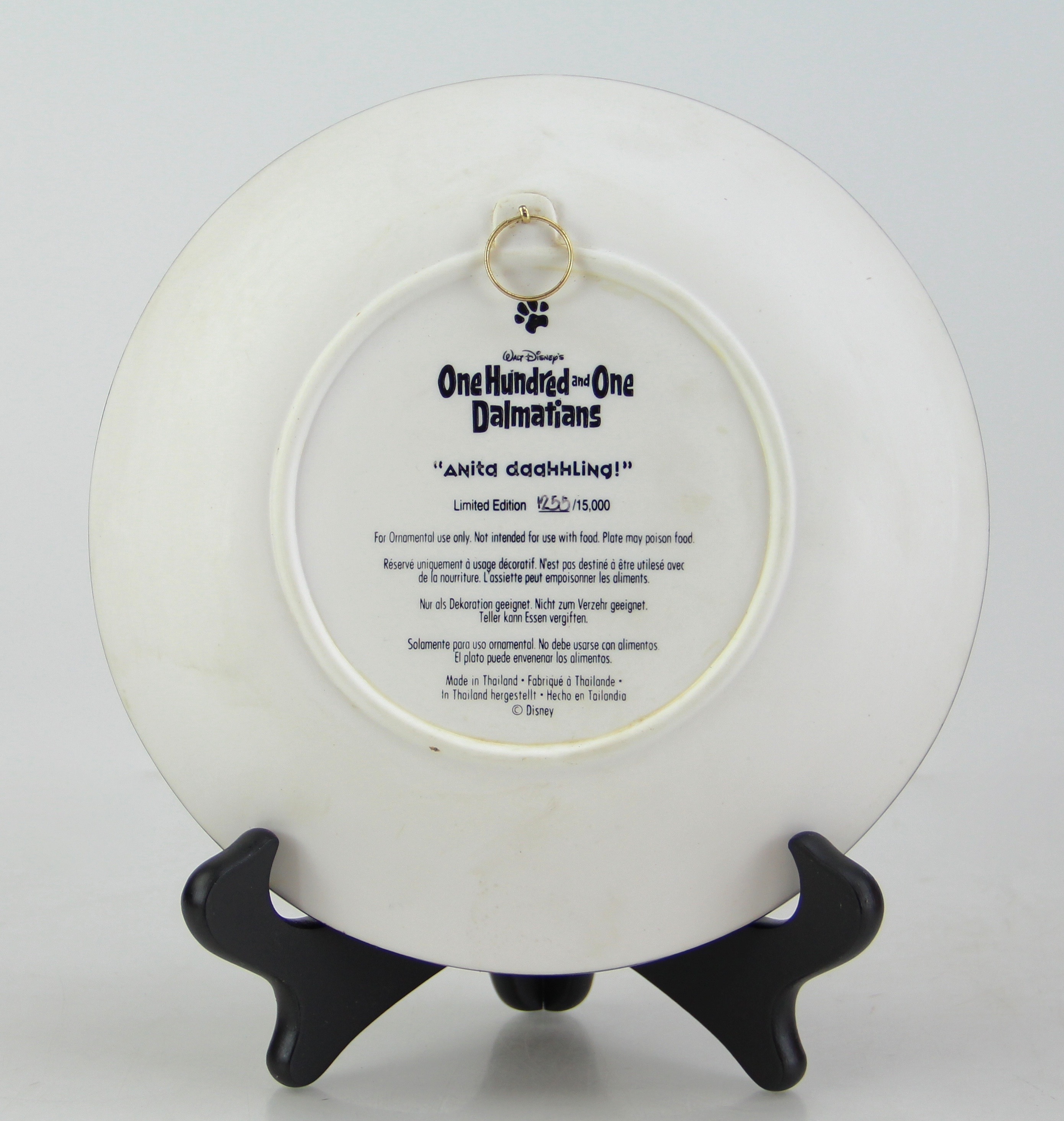 Disney Character Plates in Original Boxes