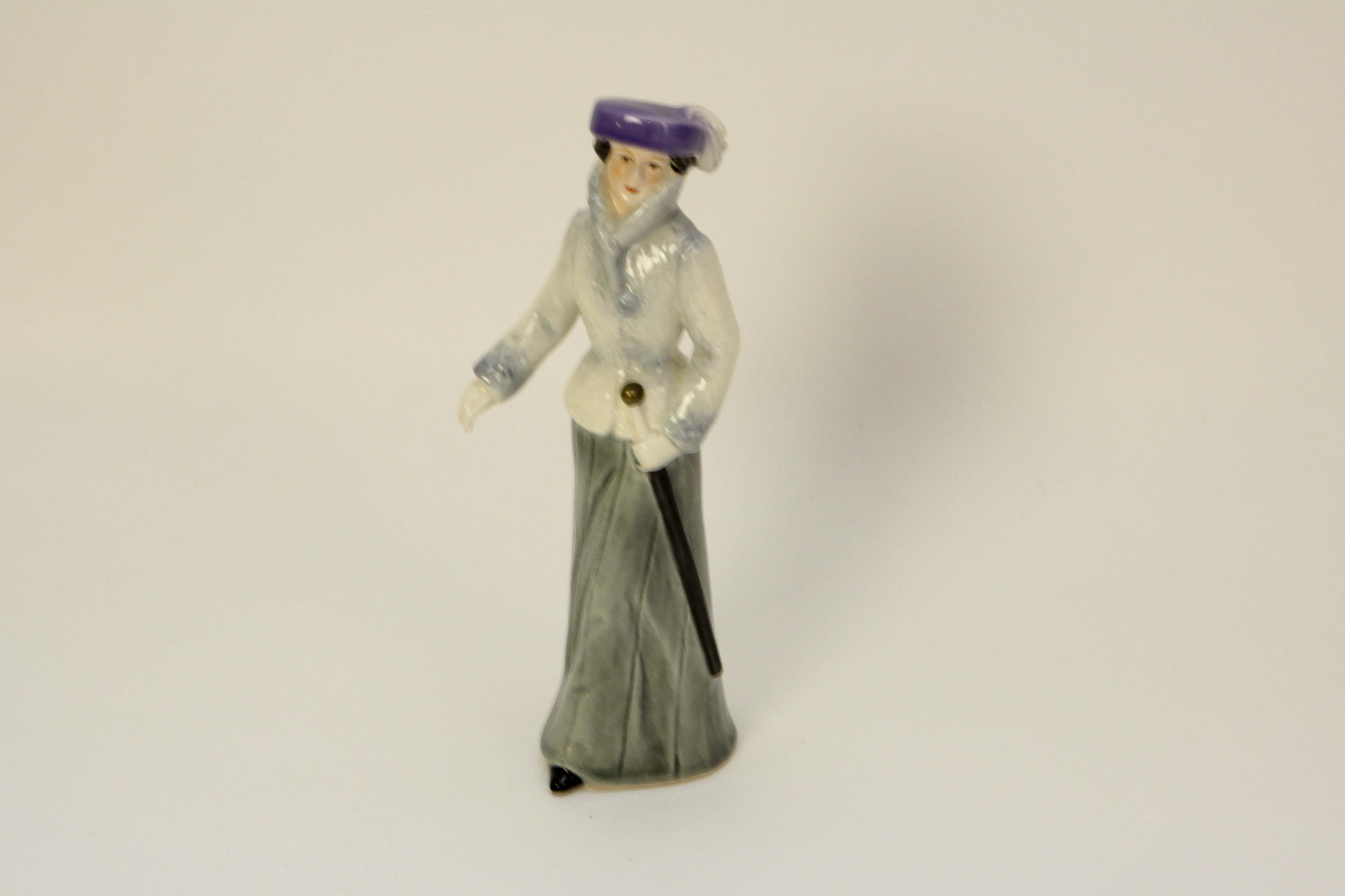Three Goebel Porcelain Fashion On Parade Lady Figurines