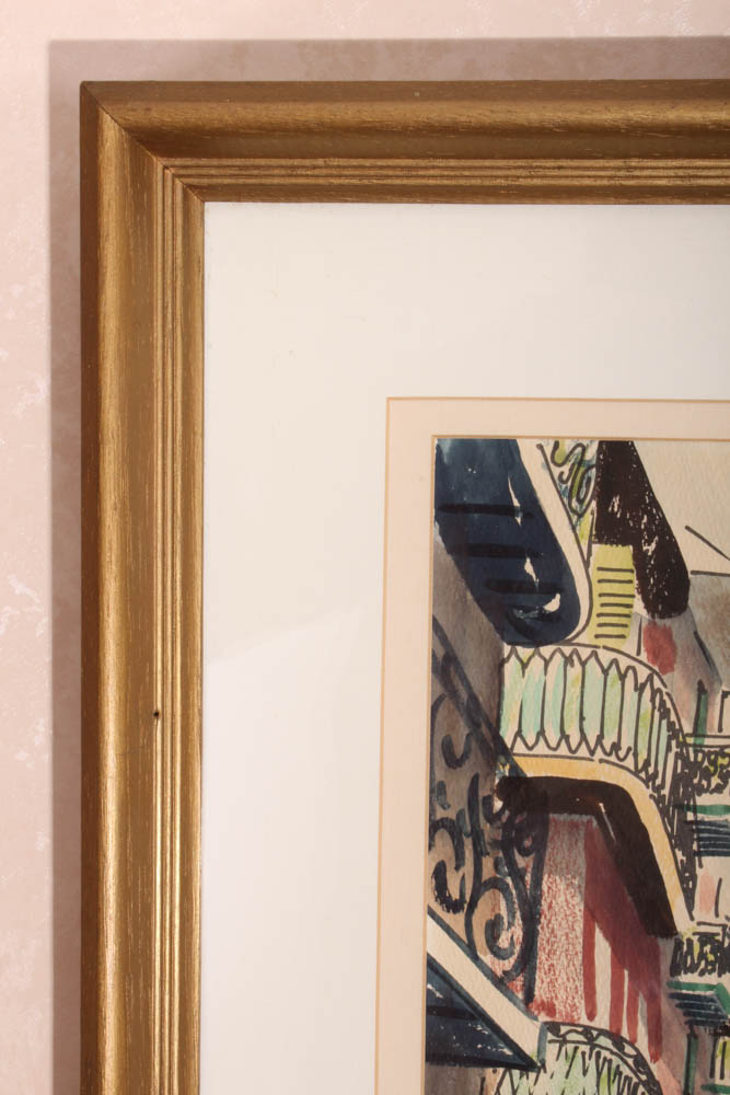 Signed Watercolor Paintings By William Collins