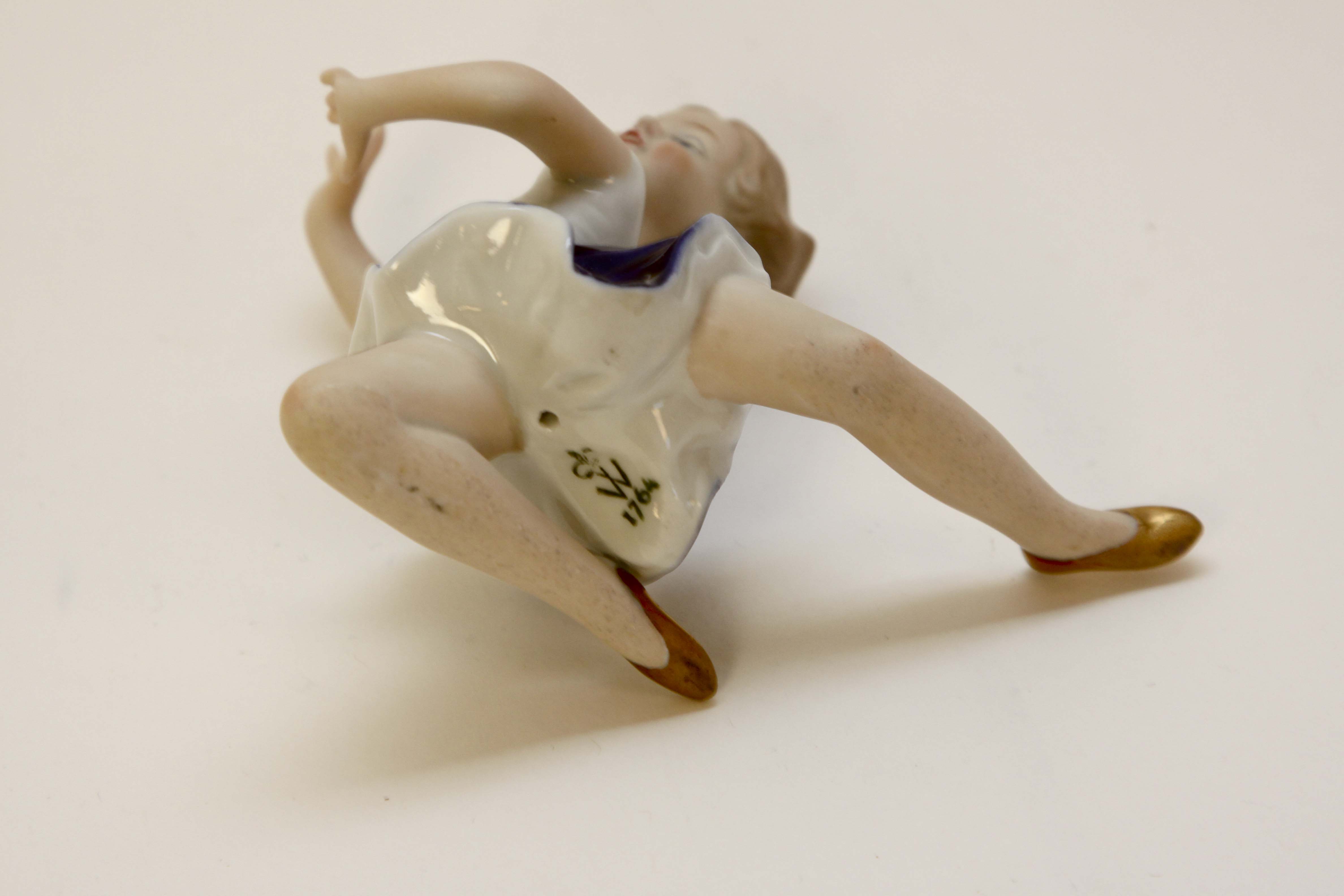 Pair of Wallendorf Vintage Ballerina Figurines