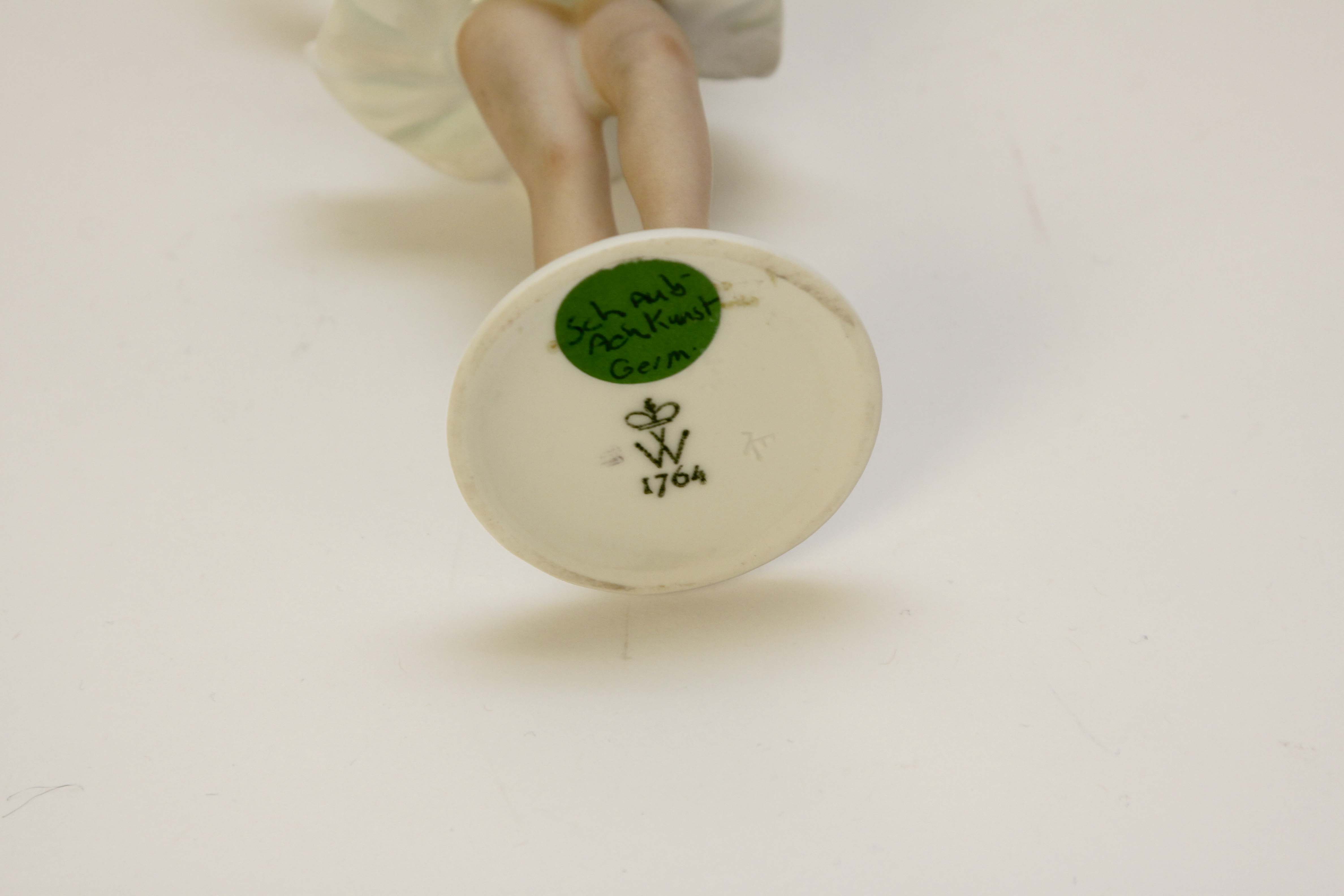 Pair of Wallendorf Vintage Ballerina Figurines