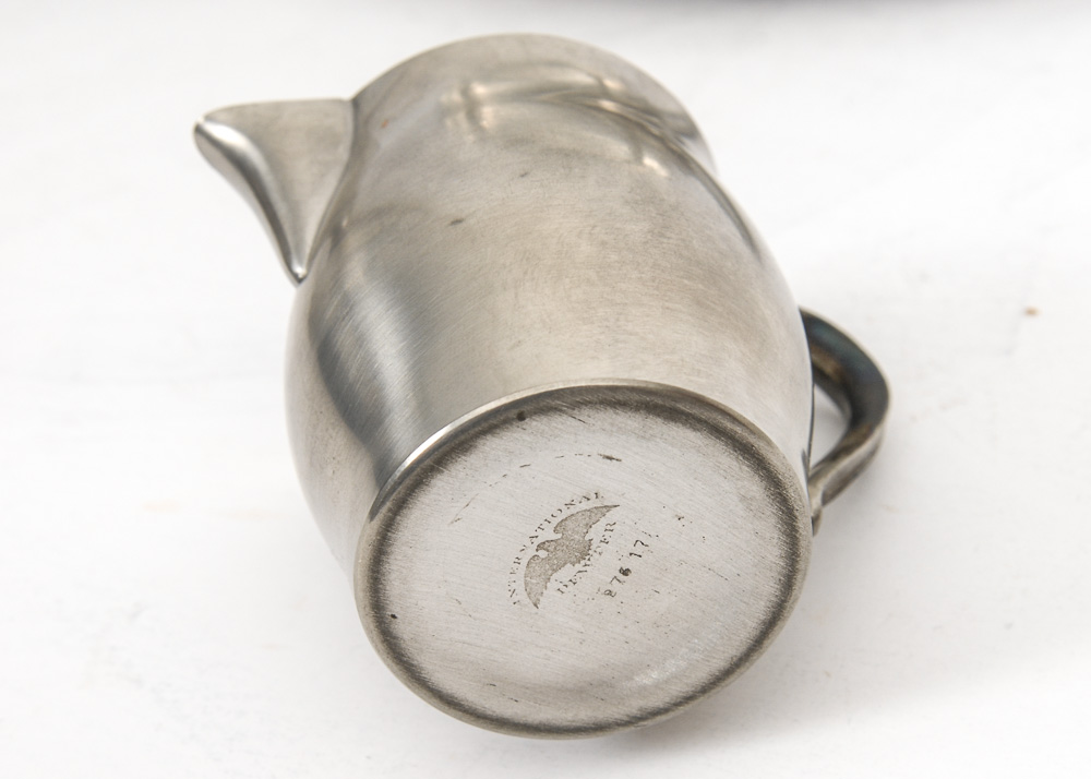 Pewter Tea Set and Trays