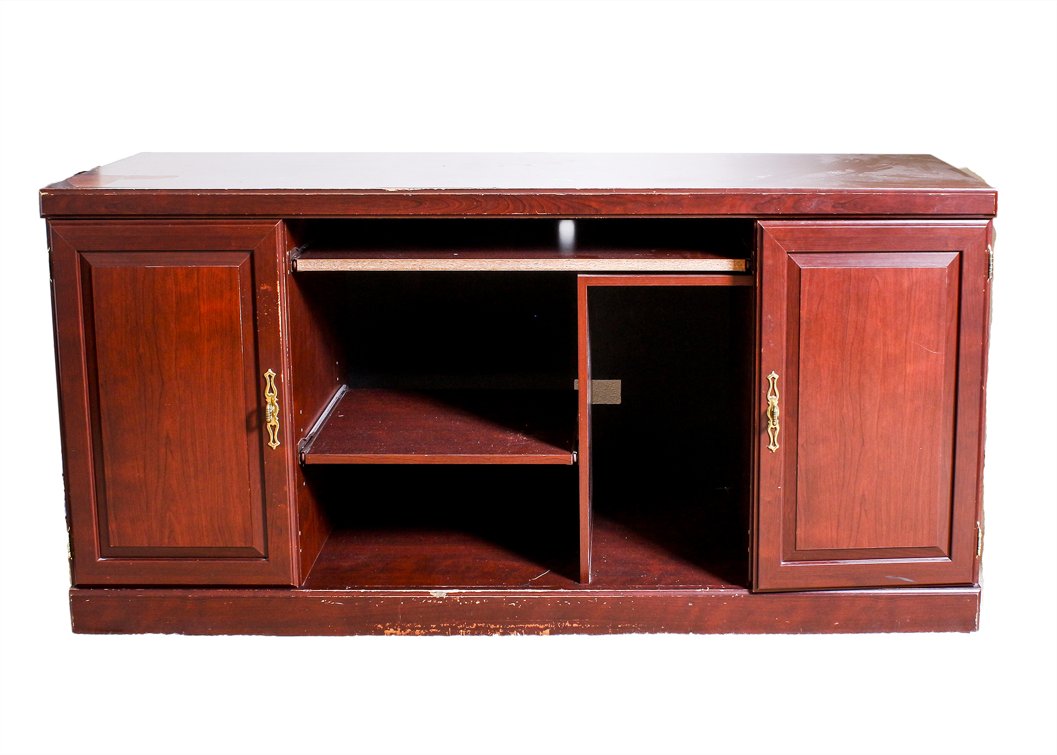 Computer Desk in Cherry Finish