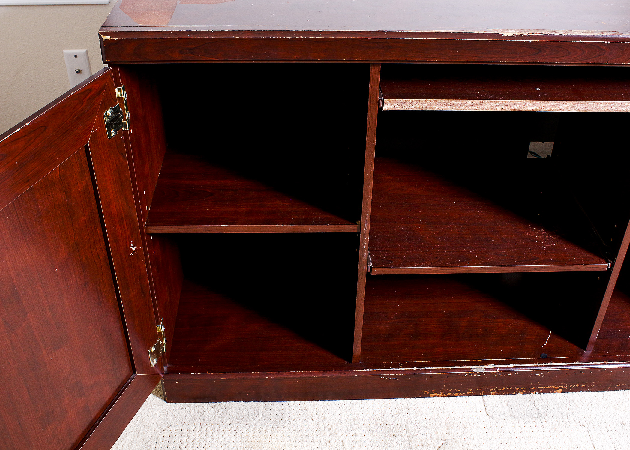 Computer Desk in Cherry Finish