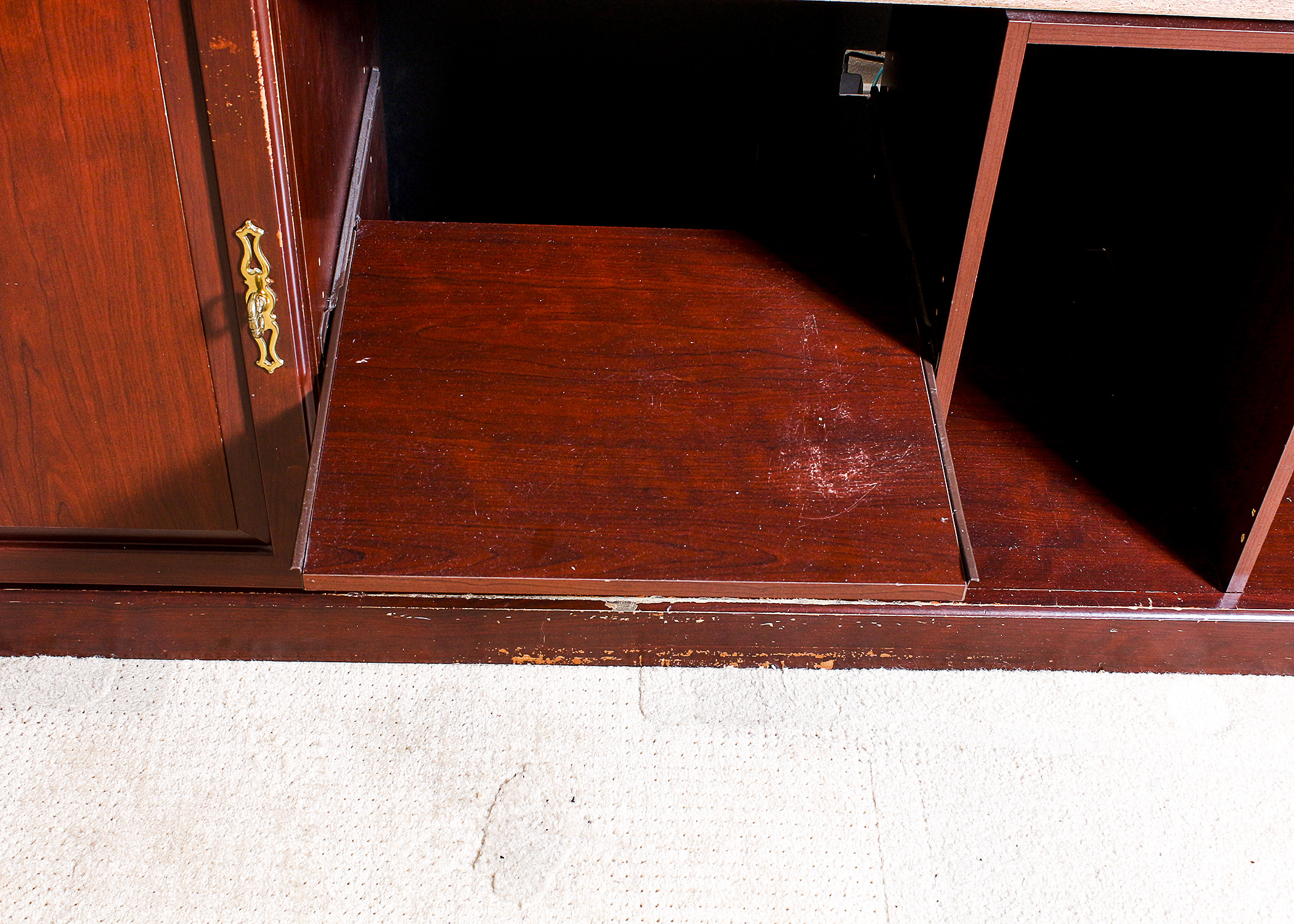 Computer Desk in Cherry Finish
