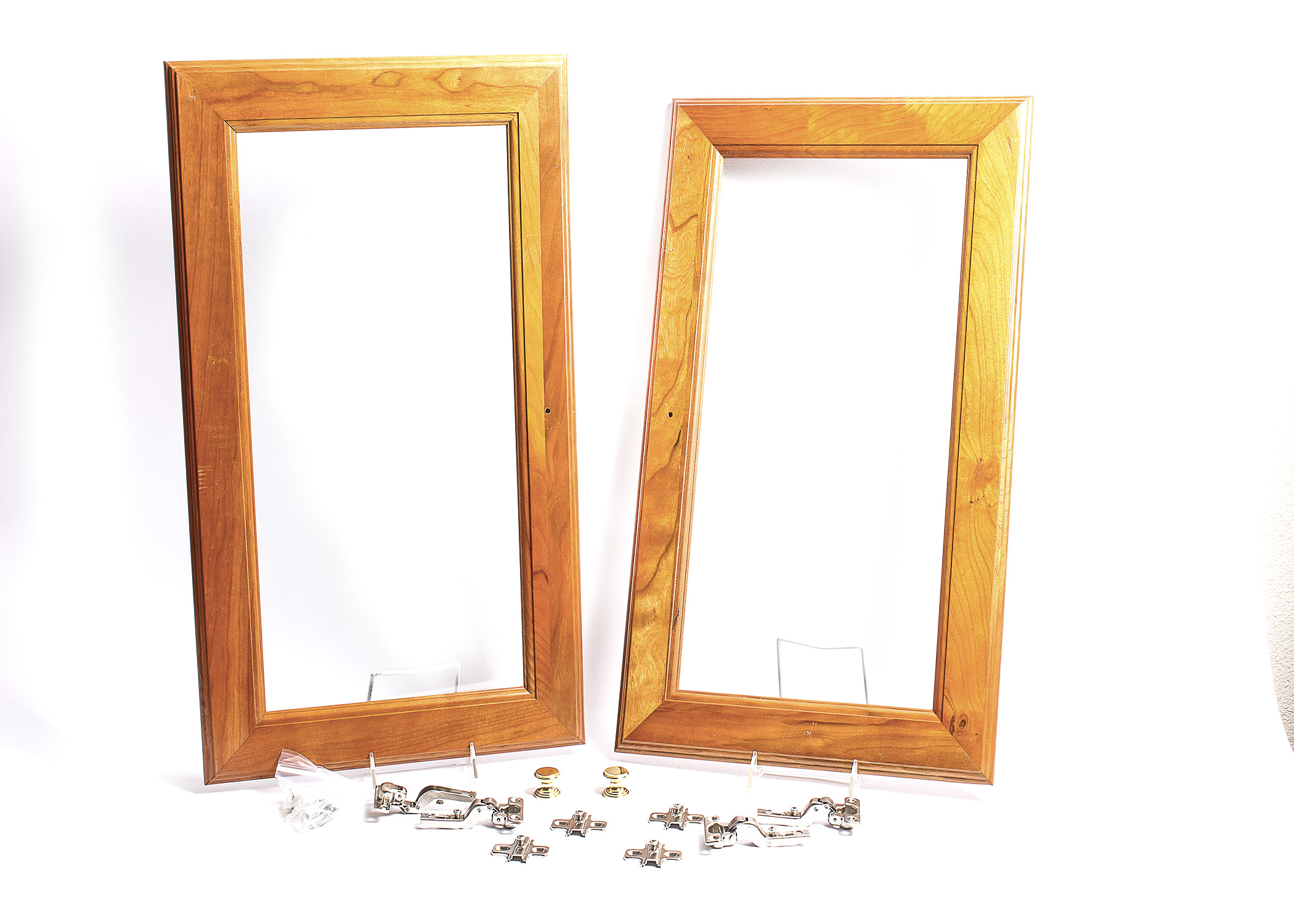 Set of Four Glass Cabinet Doors