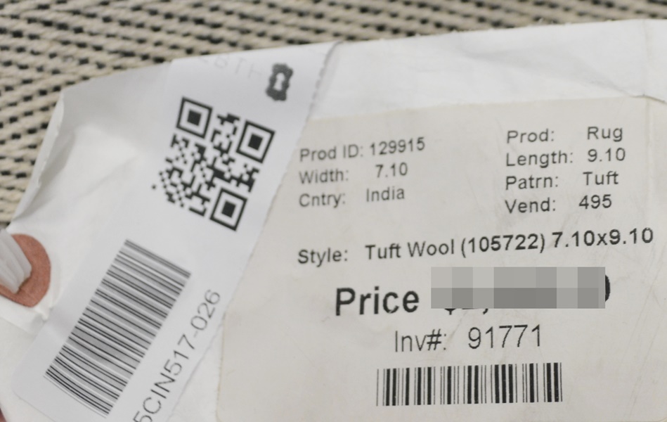 Agra Style Chocolate Fine Tufted Wool Area Rug