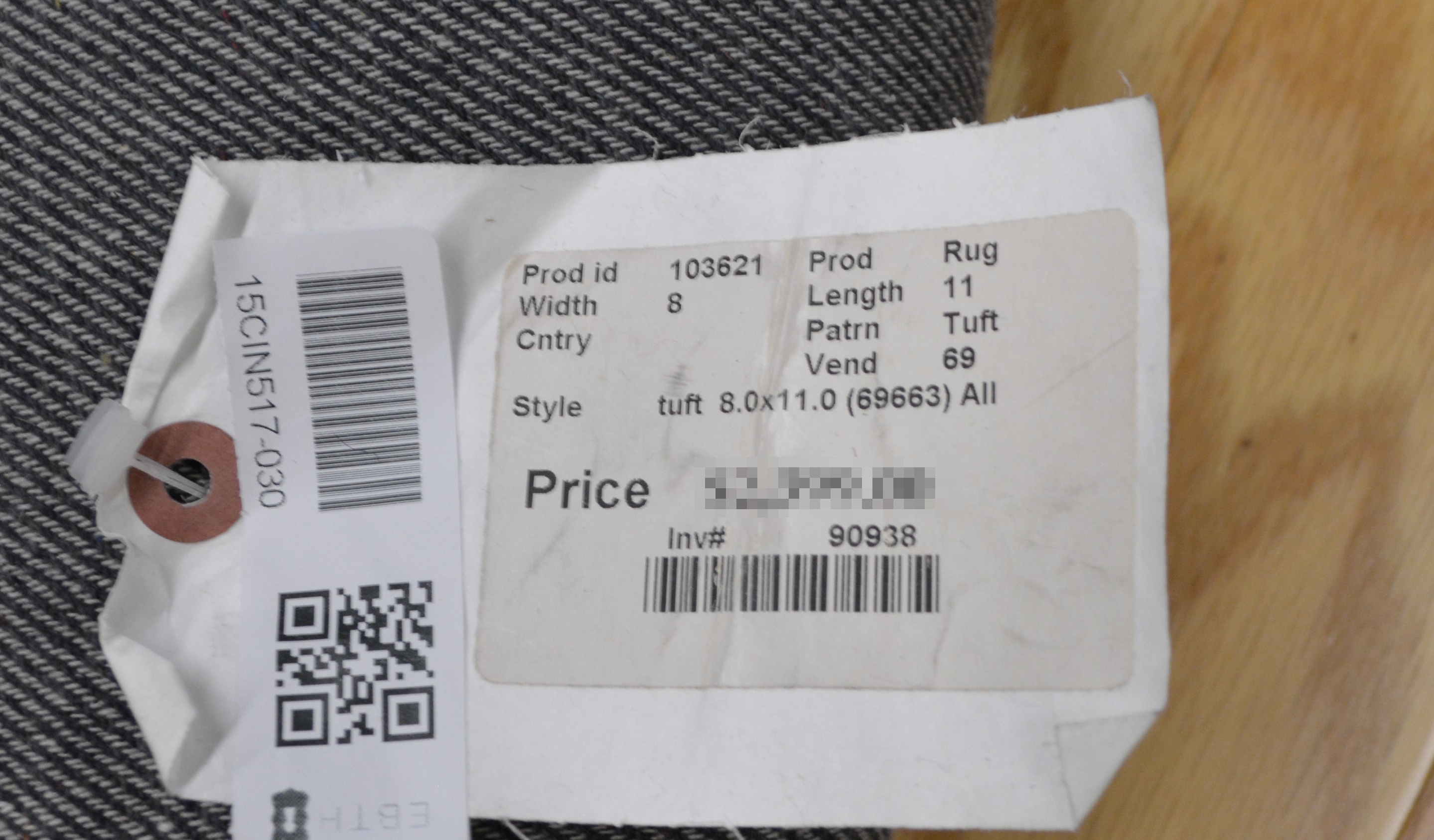 Multi-Color Botanical Tufted Wool Area Rug