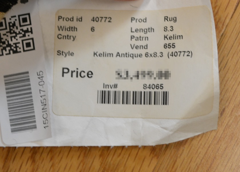 Arabian Kilim Floral Dowery Rug