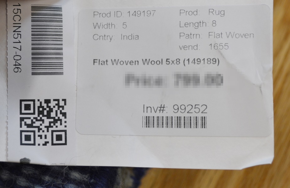 Suzzani Design High/Low Flat Woven and Woven Pile Area Rug