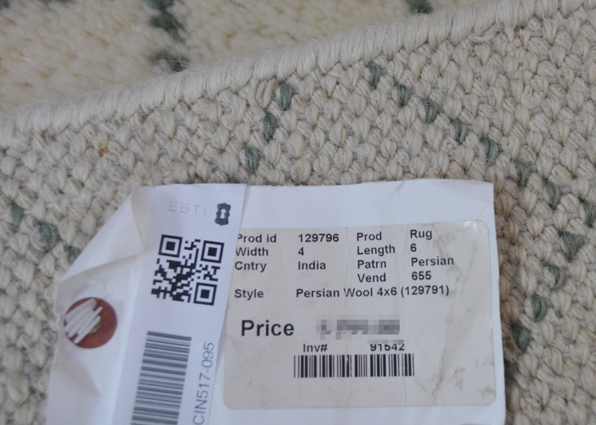 Contemporary Moroccan Style Hand Woven Wool Area Rug