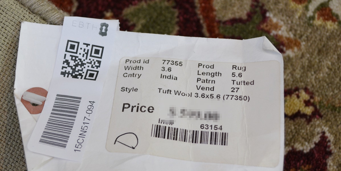 Persian Style Hand Woven Tufted Wool Area Rug