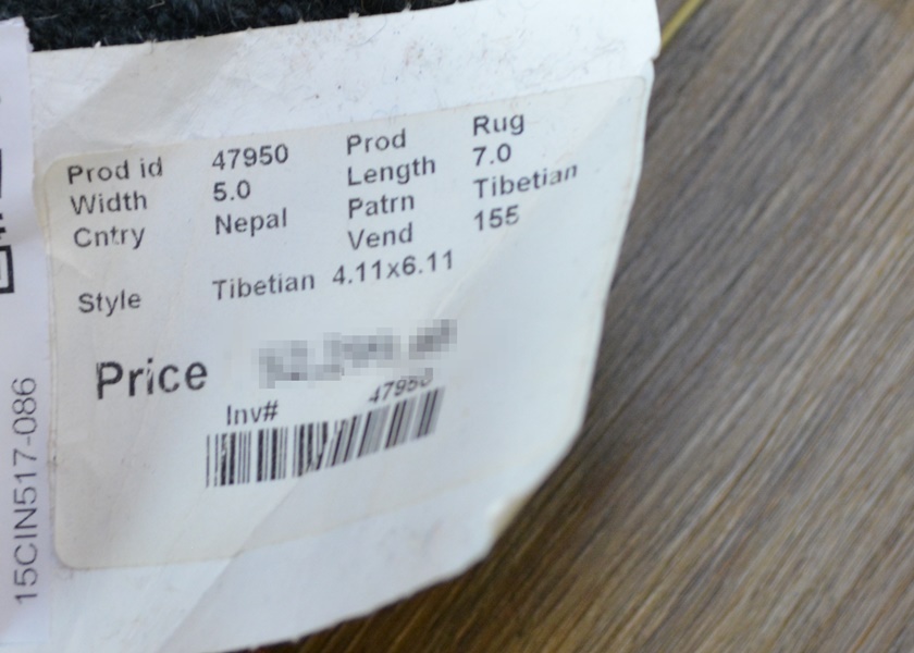 Tibetan Contemporary Style Hand Woven Wool Area Rug