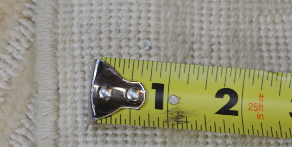 Tibetian Style Geometric Four Panel Wool Woven Rug