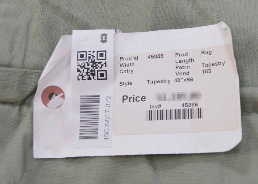 French Neo-Classical Design Machine Woven Tapestry Rug