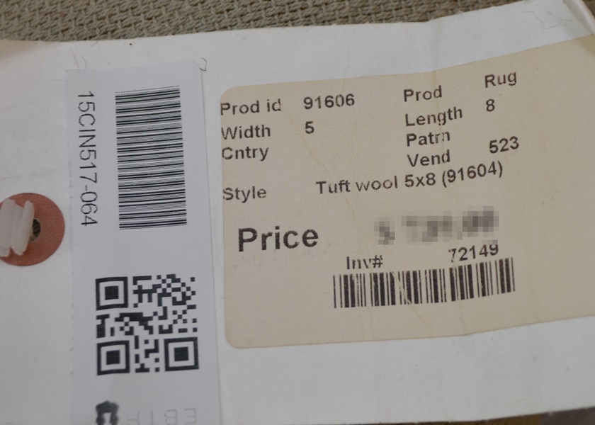 Contemporary Retro Style Tufted Wool Area Rug