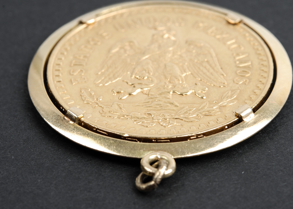 1925 Mexico Gold Centenario 50 Pesos