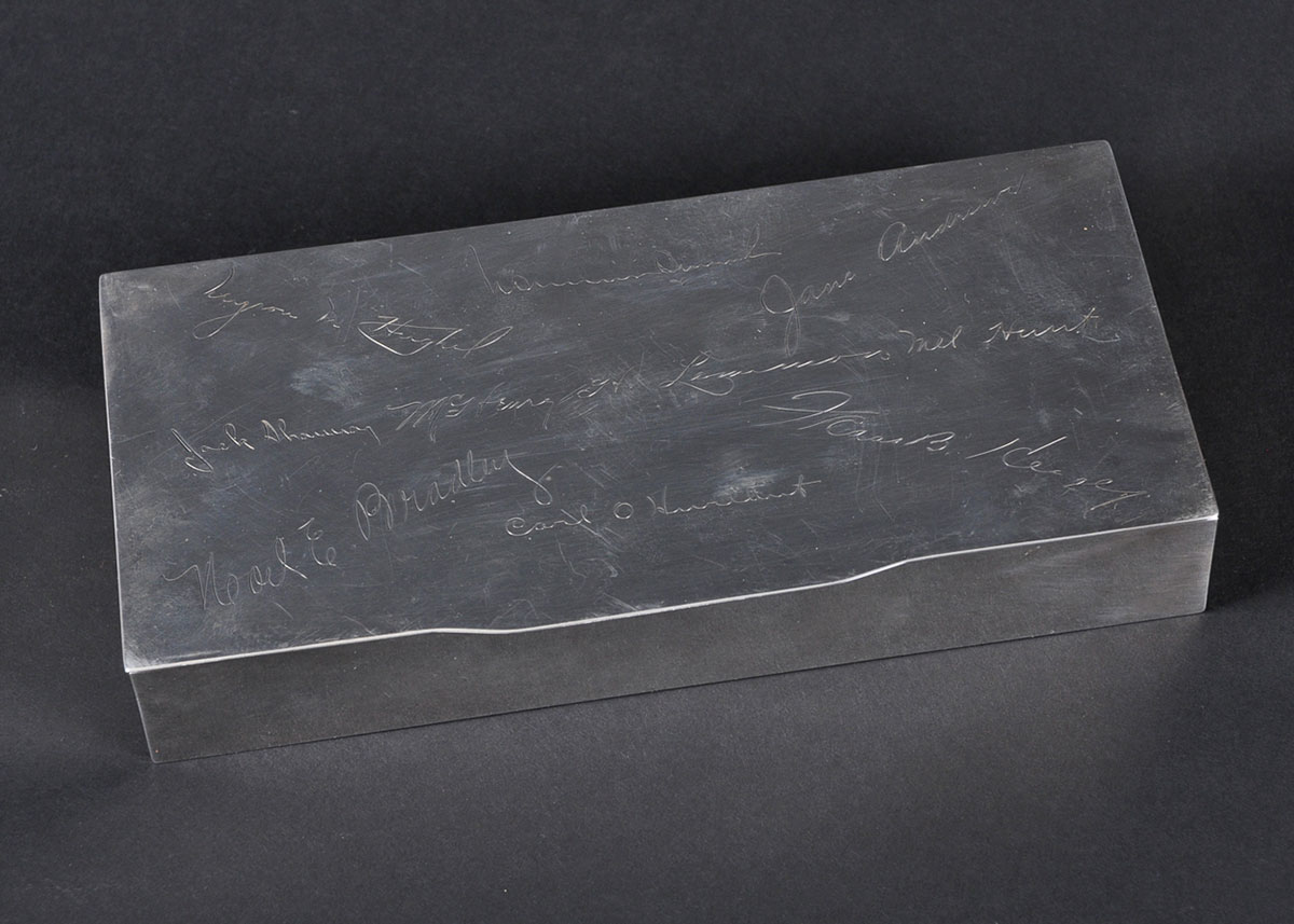 Weighted Sterling Silver Trinket Box with Cedar Liner