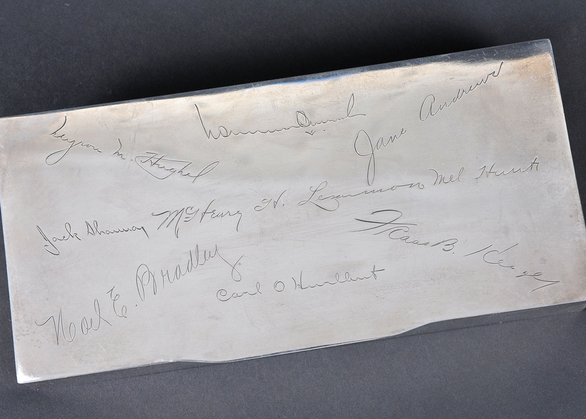 Weighted Sterling Silver Trinket Box with Cedar Liner