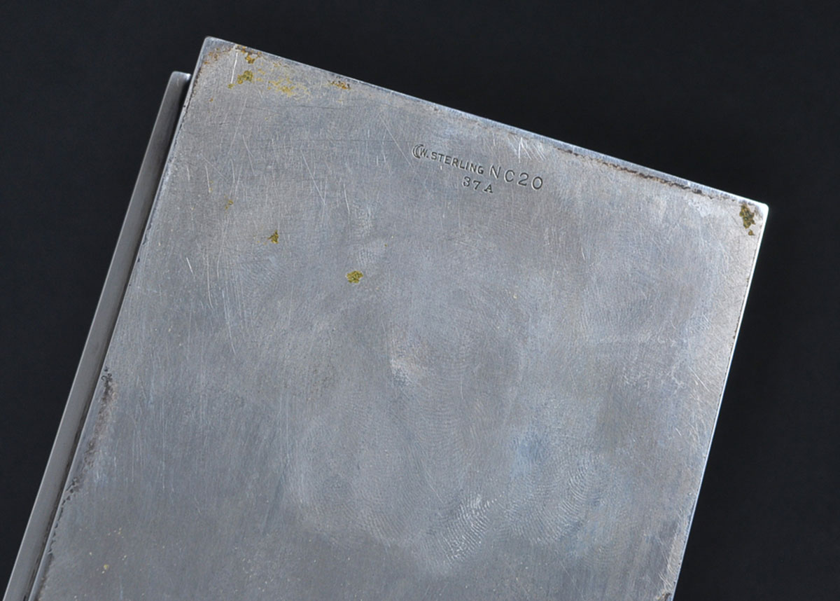 Weighted Sterling Silver Trinket Box with Cedar Liner